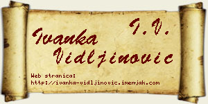 Ivanka Vidljinović vizit kartica